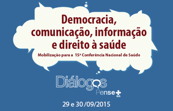Banner com o tema do I Diálogo PenseSUS
